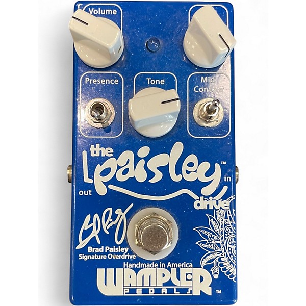 Used Wampler Brad Paisley Signature Overdrive Effect Pedal