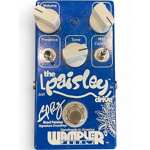 Used Wampler Brad Paisley Signature Overdrive Effect Pedal