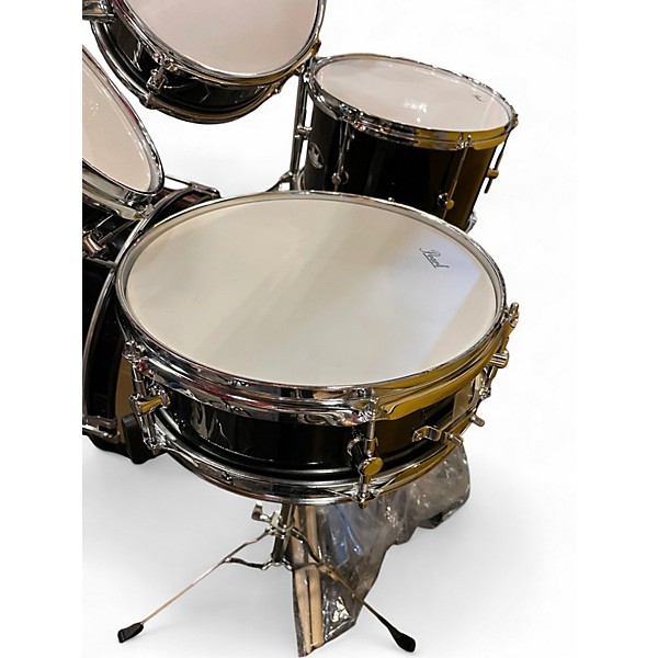 Used Pearl 5 Piece Roadshow Jr. Black Drum Kit