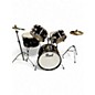Used Pearl 5 Piece Roadshow Jr. Black Drum Kit