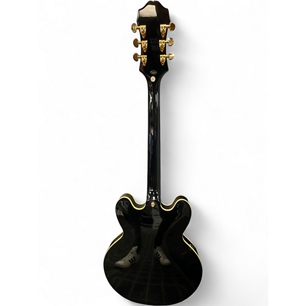 Used Epiphone Sheraton II Pro Black Hollow Body Electric Guitar