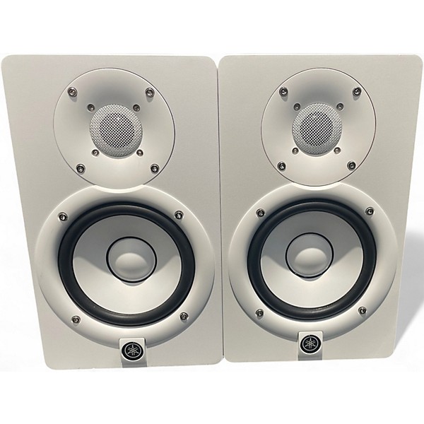 Used Yamaha HS5 Pair White Powered Monitor