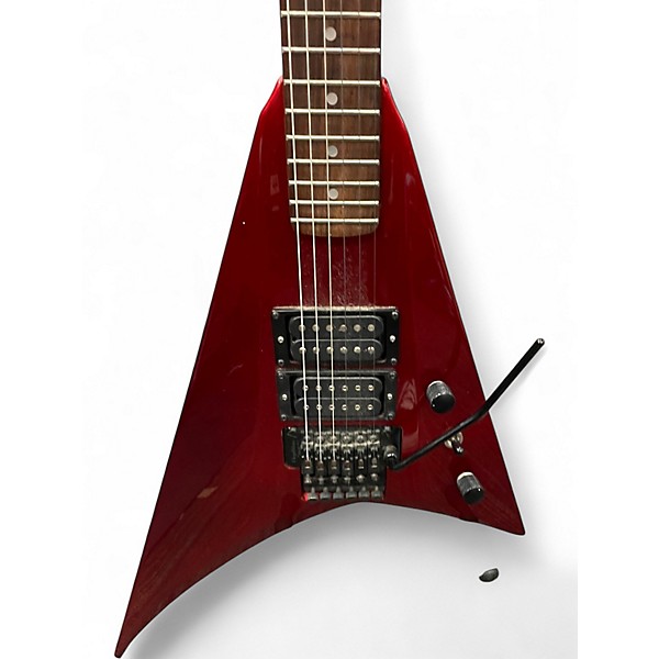 Used 1980s Kramer Vanguard Red Solid Body Electric Guitar