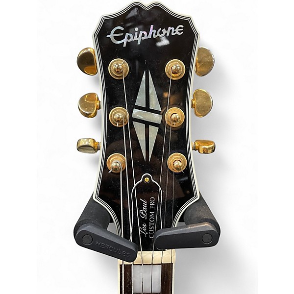 Used Epiphone Les Paul Custom ALPINE WHITE Solid Body Electric Guitar
