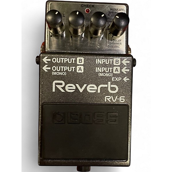 Used BOSS RV6 Digital Reverb Effect Pedal