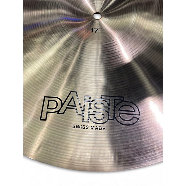Used Paiste 17in Formula 602 Medium Crash Cymbal