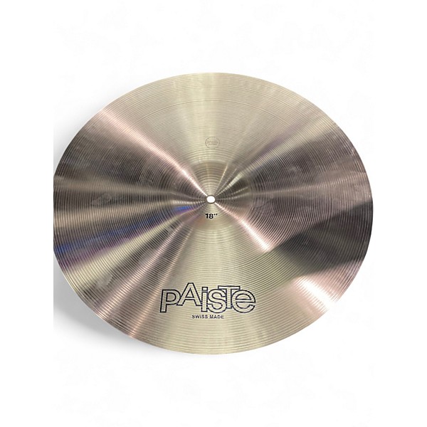 Used Paiste 18in Formula 602 Medium Crash Cymbal