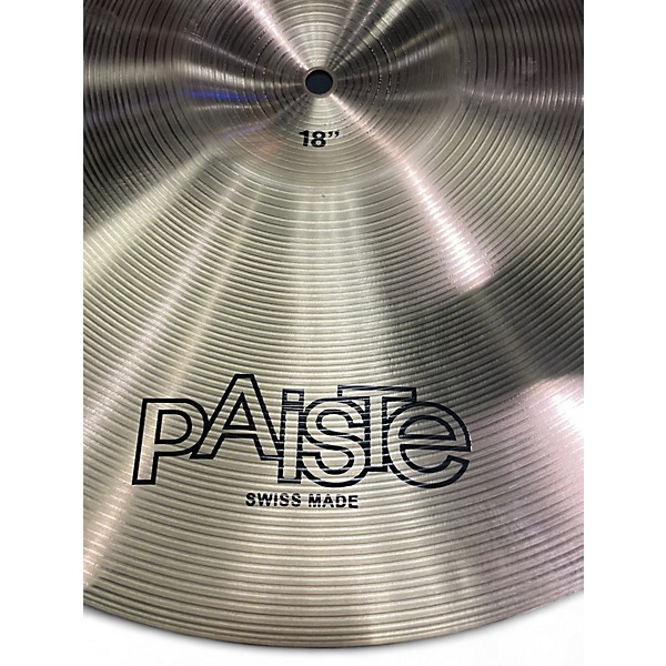 Used Paiste 18in Formula 602 Medium Crash Cymbal
