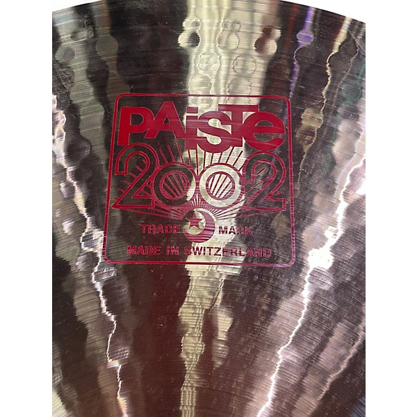 Used Paiste 22in 2002 Ride Cymbal