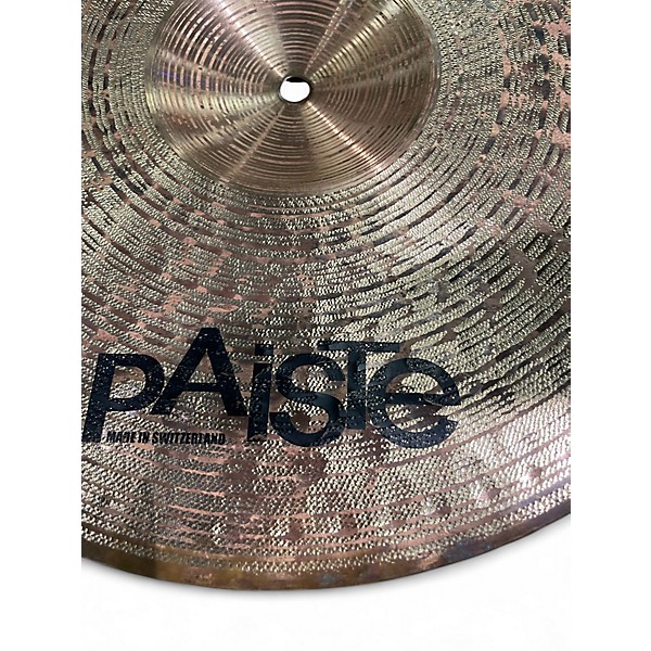 Used Paiste 15in Dimensions Medium Heavy Crunch Hat Bottom Cymbal