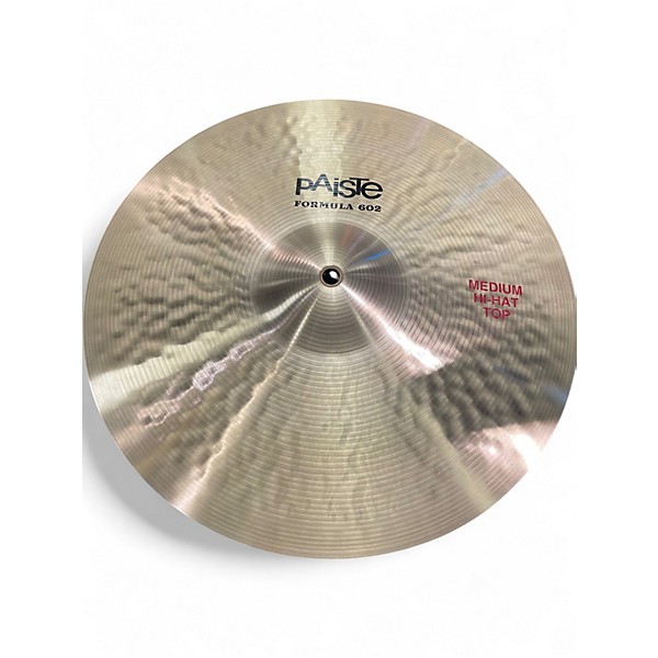 Used Paiste 15in Formula 602 Medium Hi Hat Top Cymbal