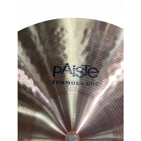 Used Paiste 15in Formula 602 Medium Hi Hat Top Cymbal