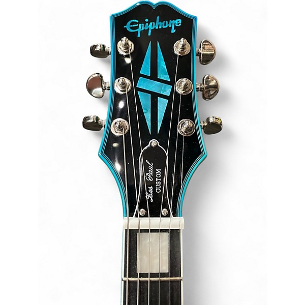 Used Epiphone Les Paul Custom Widow Indigo Burst Solid Body Electric Guitar