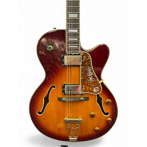 Used Epiphone Emperor II Joe Pass Signature 2 Color Sunburst Hollow Body Electric Guitar