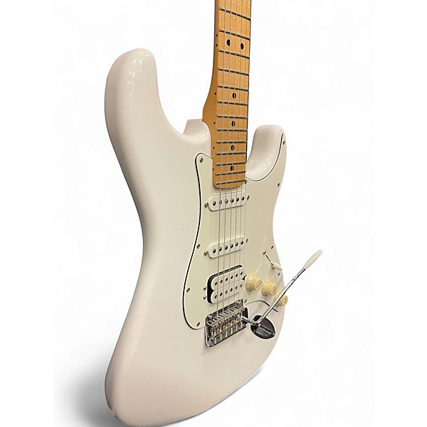 Used Fender Player Stratocaster HSS Polar White Solid Body Electric Guitar