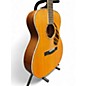 Used Fender Paramount PO220E Natural Acoustic Electric Guitar