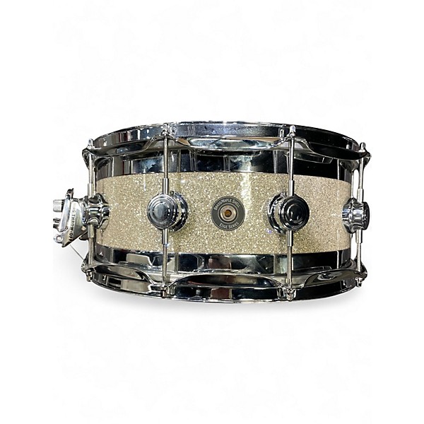 Used DW 6X13 Edge Series Snare BROKEN GLASS Drum