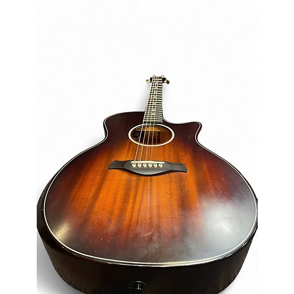 Used Taylor 324CE V-Class BROWN EDGE BURST Acoustic Electric Guitar
