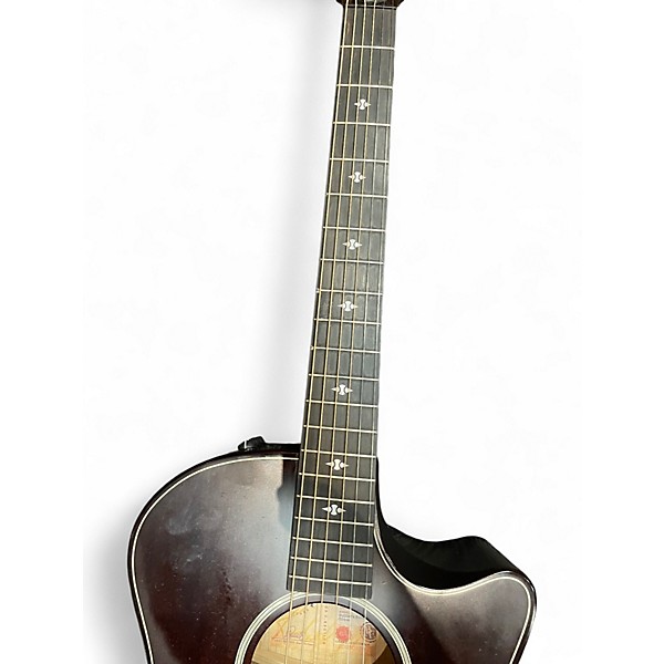 Used Taylor 324CE V-Class BROWN EDGE BURST Acoustic Electric Guitar