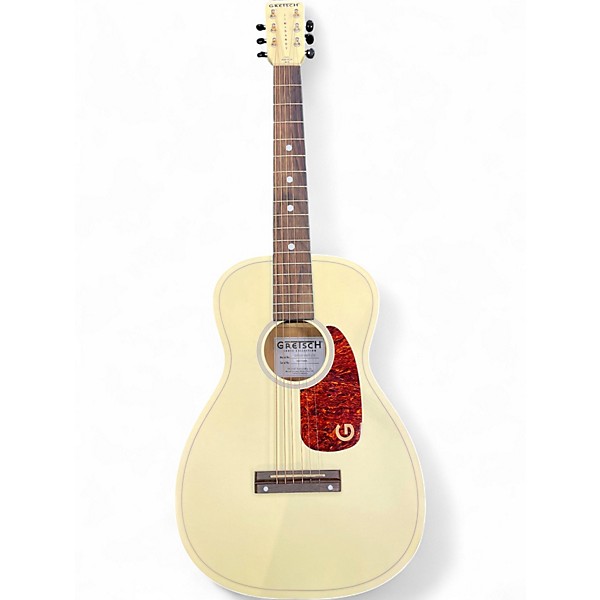 Used Gretsch Guitars G9500 Jim Dandy Vintage White Acoustic Guitar