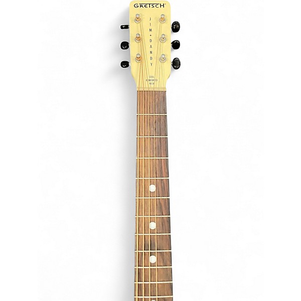 Used Gretsch Guitars G9500 Jim Dandy Vintage White Acoustic Guitar