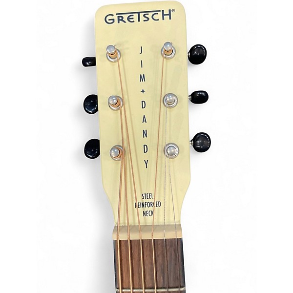 Used Gretsch Guitars G9500 Jim Dandy Vintage White Acoustic Guitar