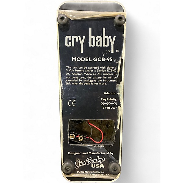 Used Dunlop GCB95 Original Crybaby Wah Effect Pedal