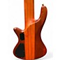 Used Schecter Guitar Research Stiletto Studio 6 String Honey Walnut Electric Bass Guitar