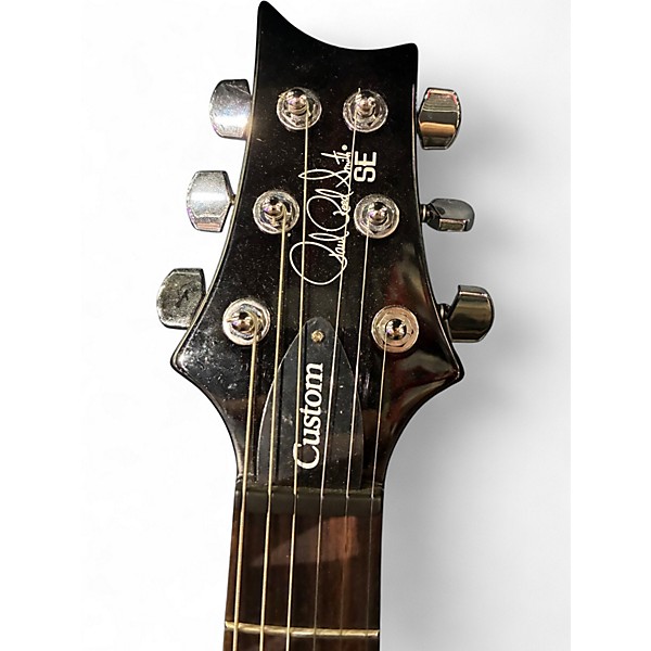 Used PRS SE Custom 22 Semi-Hollowbody 2 Tone Sunburst Hollow Body Electric Guitar