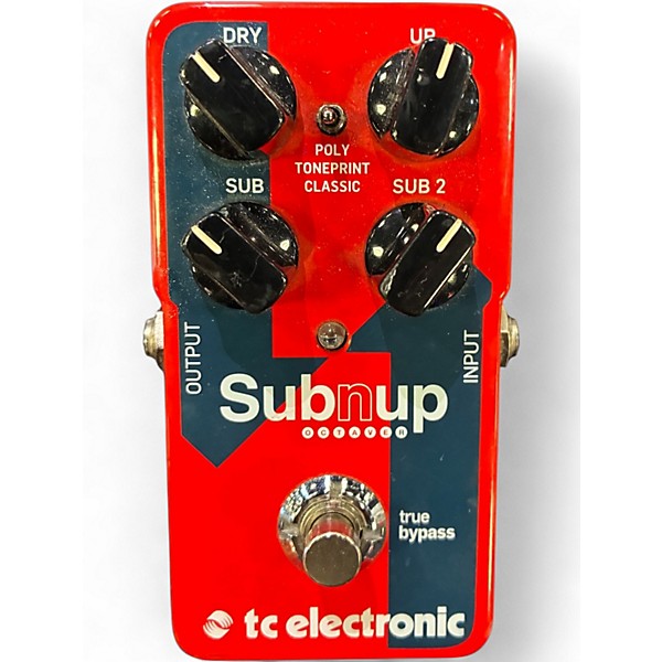 Used TC Electronic Sub N Up Octaver Effect Pedal
