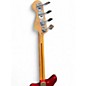 Used Squier JAGUAR BASS RED Electric Bass Guitar