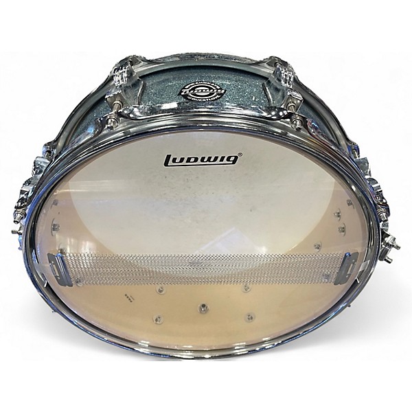 Used Ludwig 14X5 Breakbeats By Questlove Snare Frosted Sparkle Drum