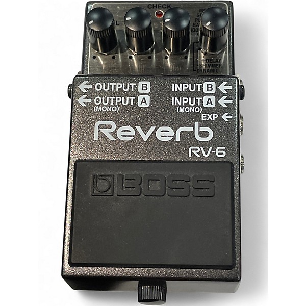 Used BOSS RV6 Digital Reverb Effect Pedal