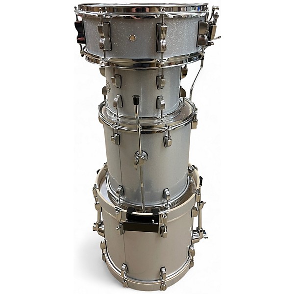 Used Ludwig 4 Piece Breakbeats By Questlove FROSTED SPARKLE Drum Kit