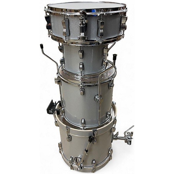 Used Ludwig 4 Piece Breakbeats By Questlove FROSTED SPARKLE Drum Kit