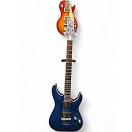 Used 2020 Schecter Guitar Research C1 Platinum BLUE Solid Body Electric Guitar