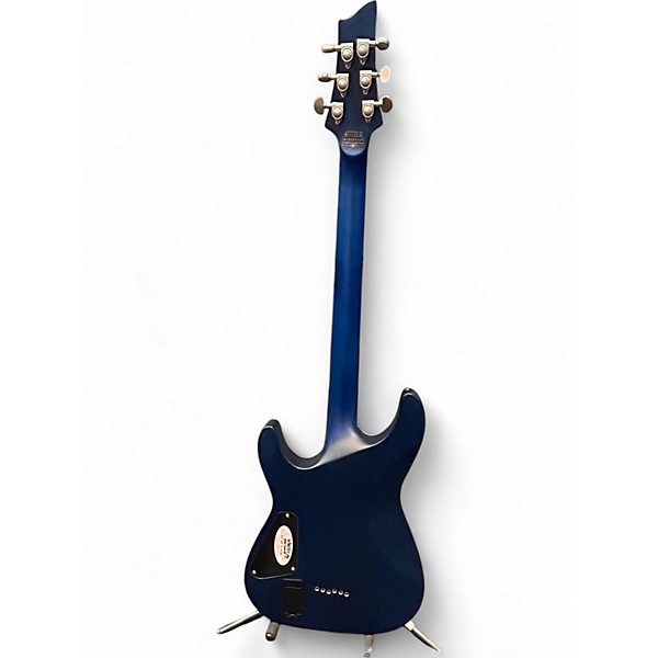 Used 2020 Schecter Guitar Research C1 Platinum BLUE Solid Body Electric Guitar
