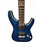 Used 2020 Schecter Guitar Research C1 Platinum BLUE Solid Body Electric Guitar