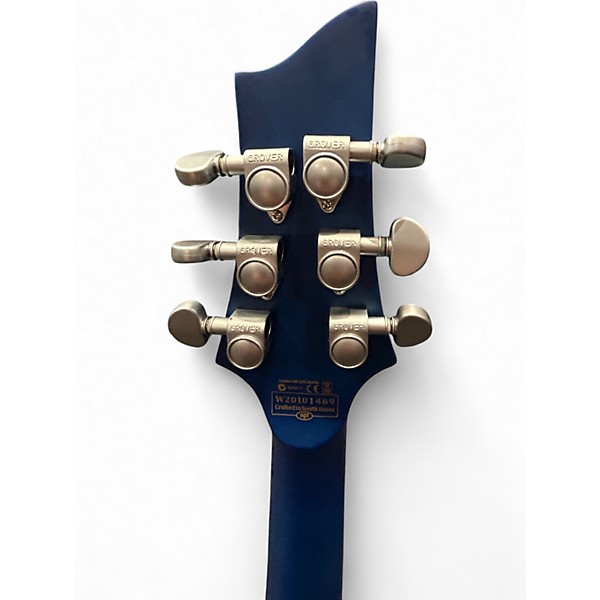 Used 2020 Schecter Guitar Research C1 Platinum BLUE Solid Body Electric Guitar
