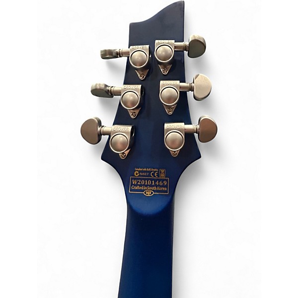 Used 2020 Schecter Guitar Research C1 Platinum BLUE Solid Body Electric Guitar