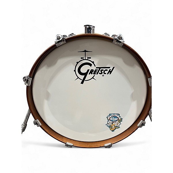 Used Gretsch Drums 3 Piece Renown White Marine Pearl Drum Kit