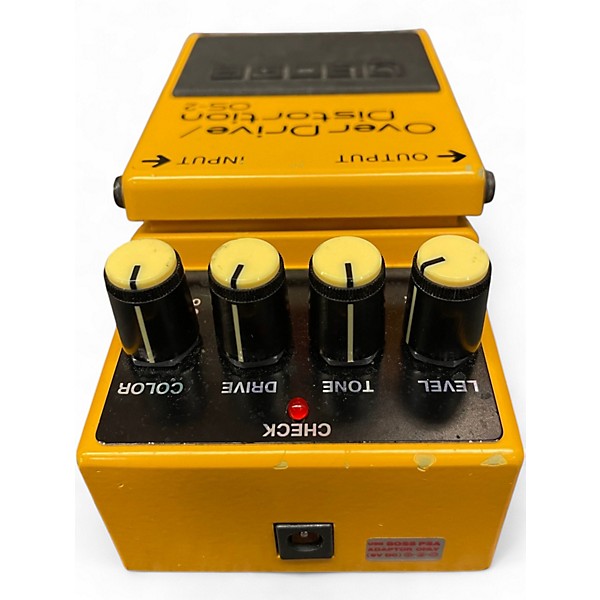 Used BOSS OS2 Overdrive Distortion Effect Pedal