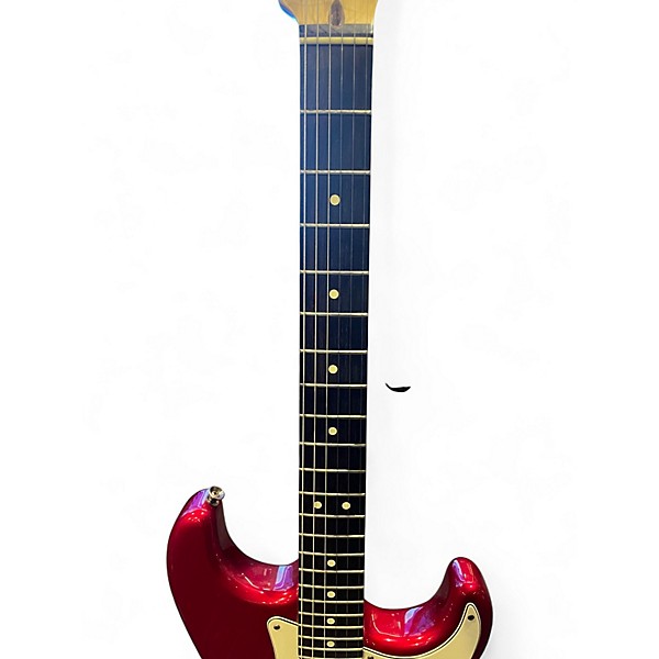 Used Fender American Stratocaster Chrome Red Solid Body Electric Guitar