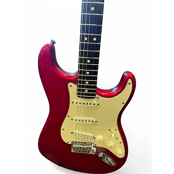 Used Fender American Stratocaster Chrome Red Solid Body Electric Guitar