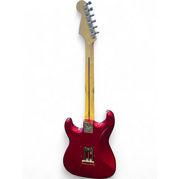 Used Fender American Stratocaster Chrome Red Solid Body Electric Guitar