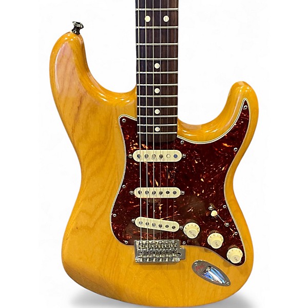 Used Fender FSR Standard Stratocaster Natural Solid Body Electric Guitar