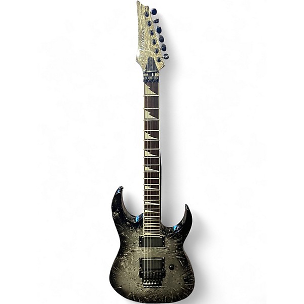 Used Ibanez RGR420EX Artic Frost Solid Body Electric Guitar