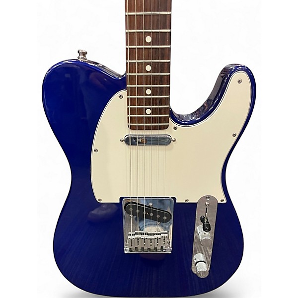 Used Fender American Standard Telecaster Blue Solid Body Electric Guitar