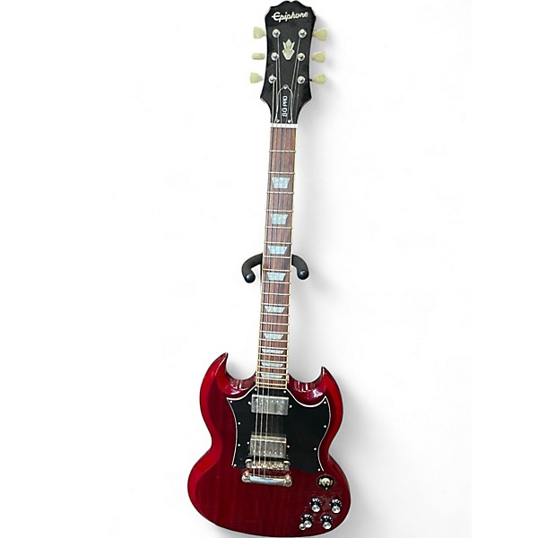 Used Epiphone SG Pro RED Solid Body Electric Guitar