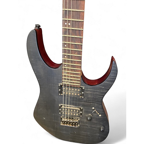 Used Ibanez RG6003FM Trans Black Solid Body Electric Guitar